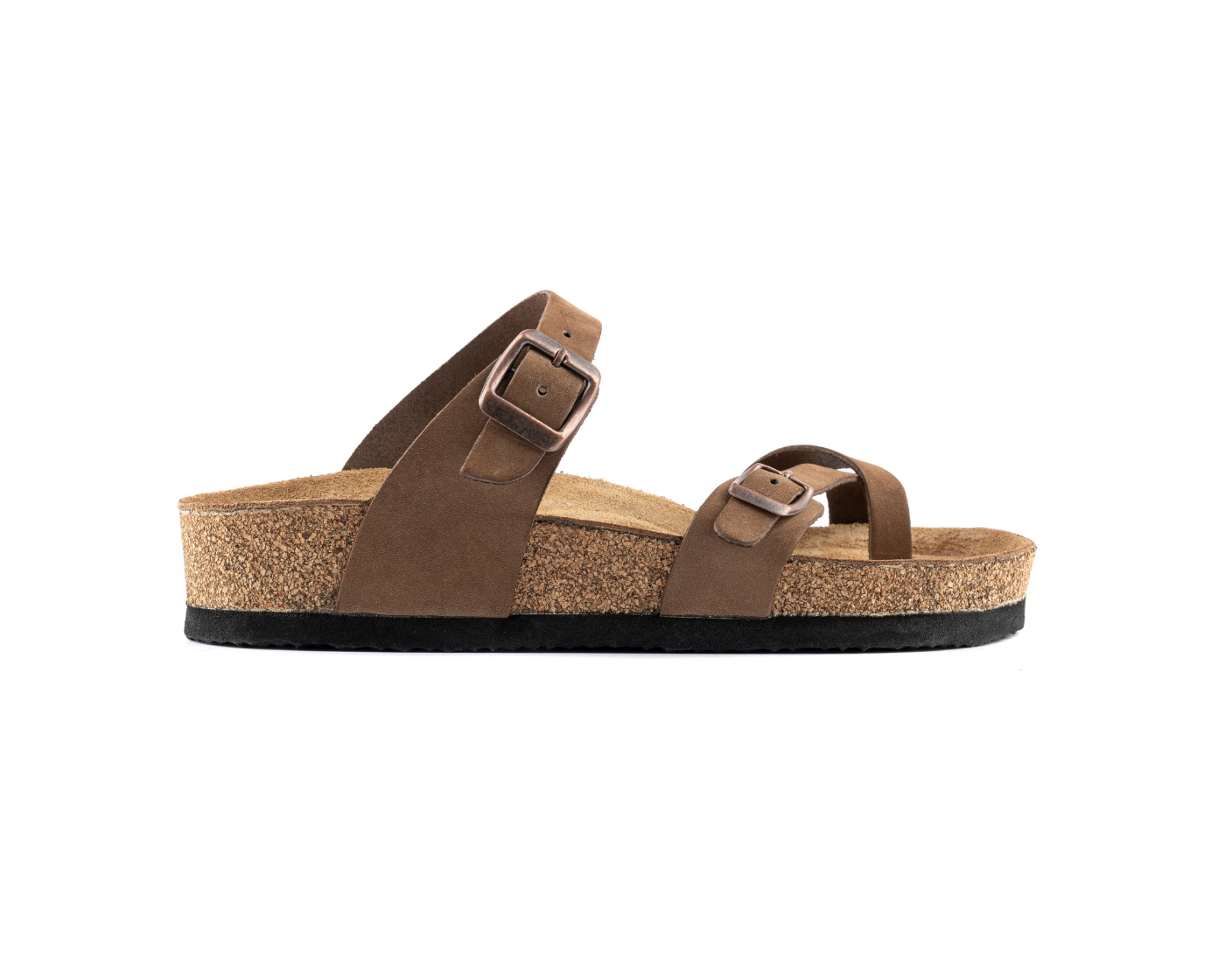 Adriana- Natural Cork- Nubuck Leather- Sand