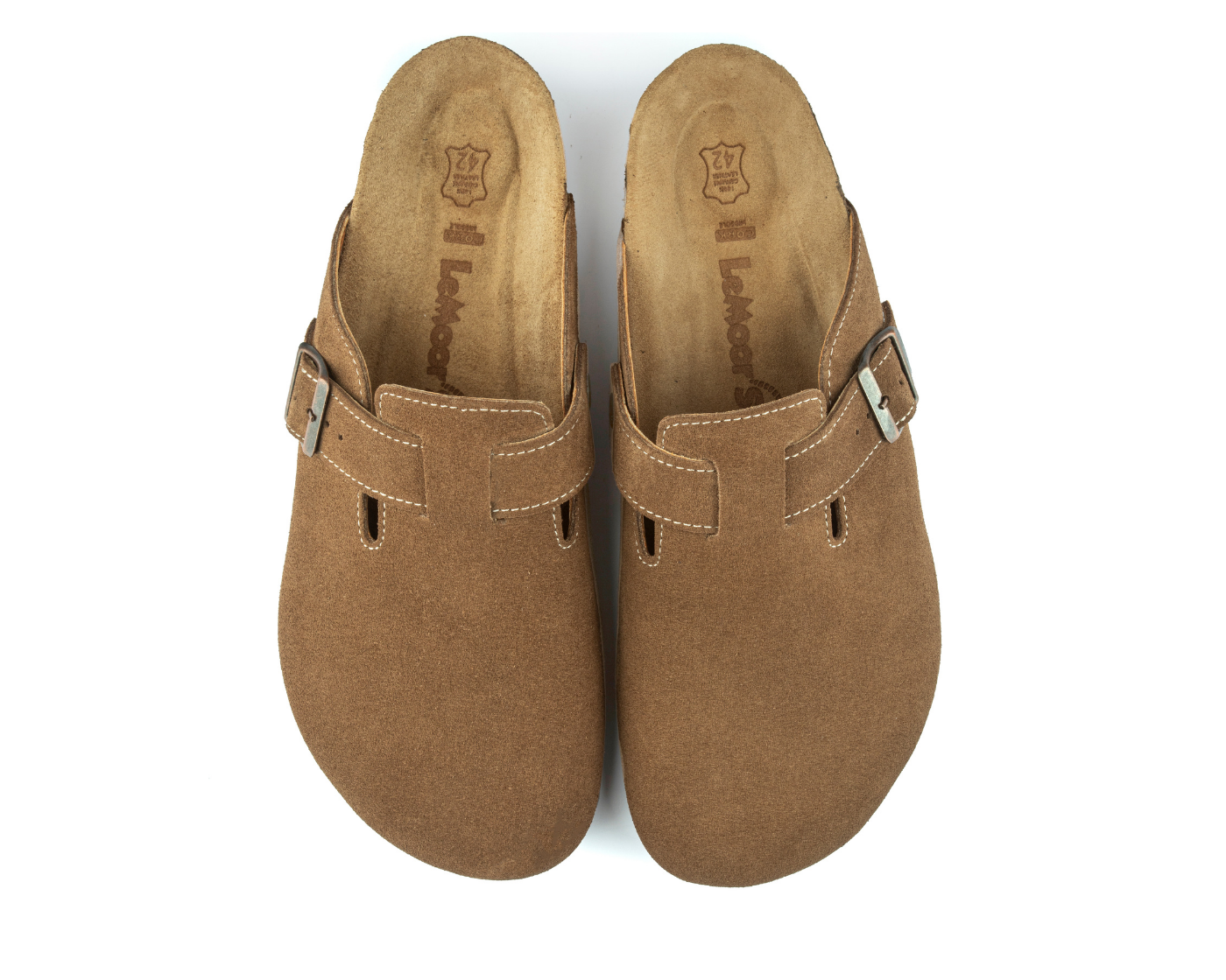 Costa- Natural Cork/ Suede Leather- Brown