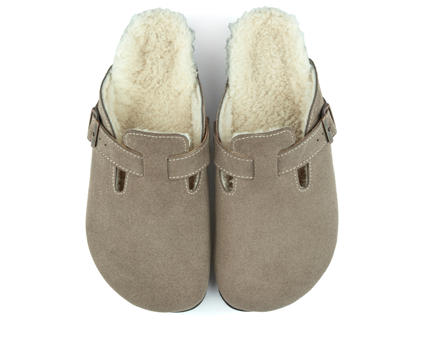 Susana Shearling- Natural Cork- Suede Shearling- Mink