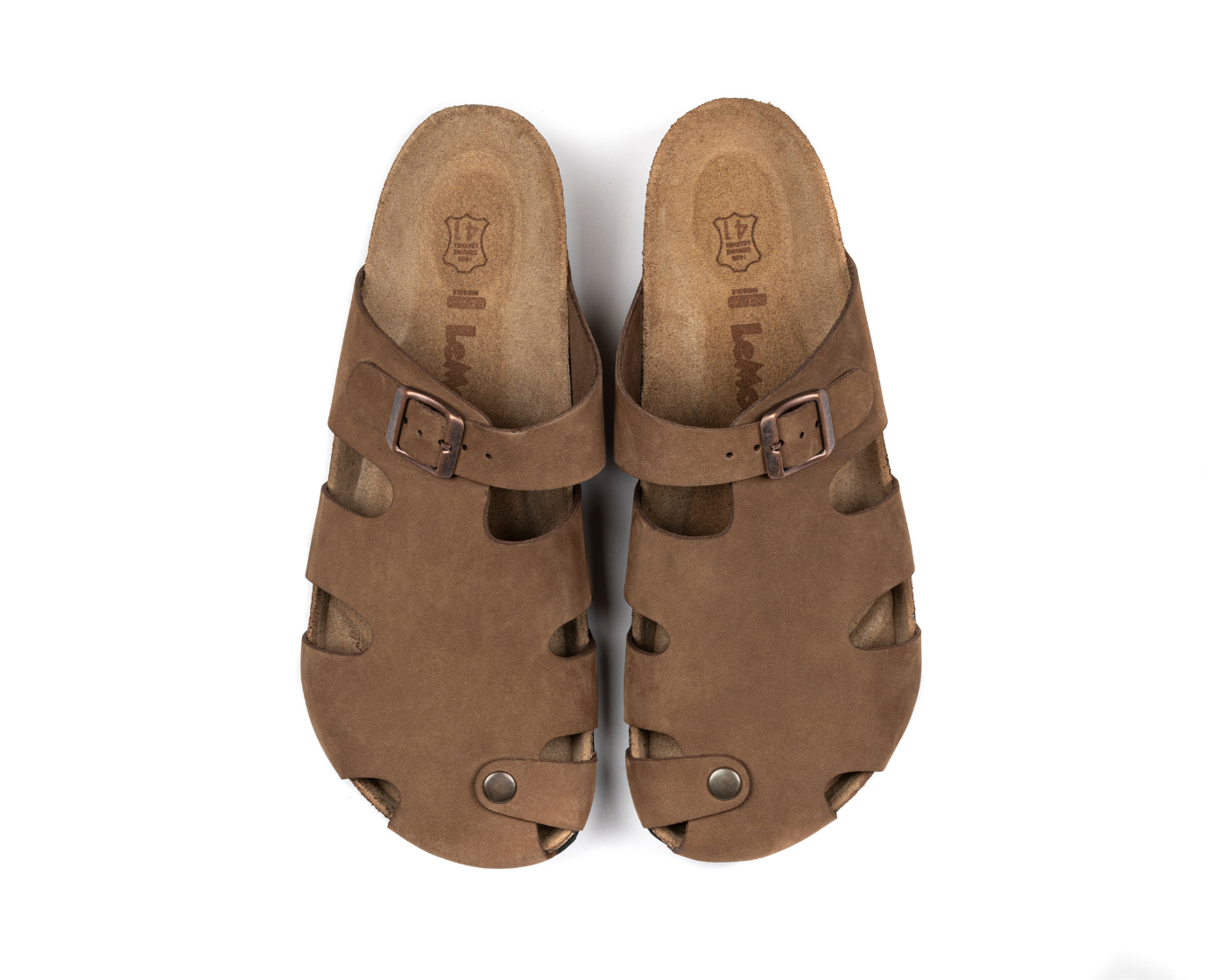 Diego Natural Cork Nubuck Leather Sand